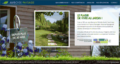 Desktop Screenshot of amboisepaysage.com